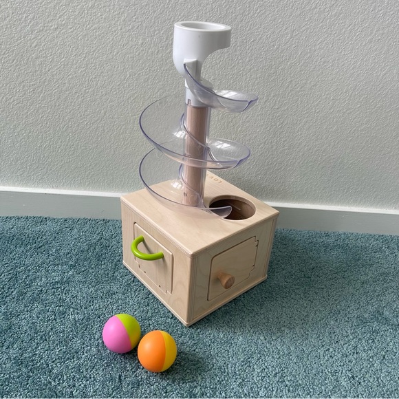 lovevery Toys Lovevery Babble Kit Slide And Seek Ball Run Poshmark